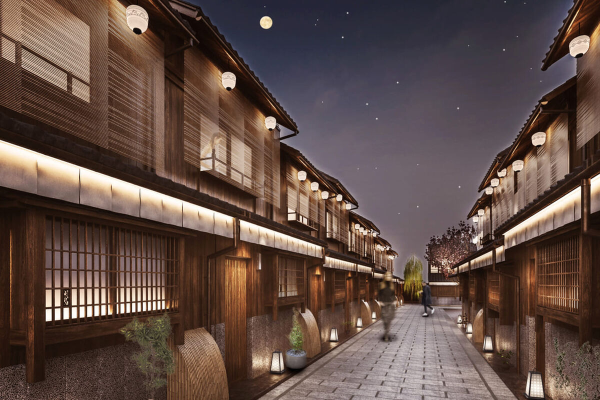 841423棟の町家が1つの宿に。四条大宮付近の路地一体を旅館に改修した「Nazuna 京都 椿通」2020年4月オープン
