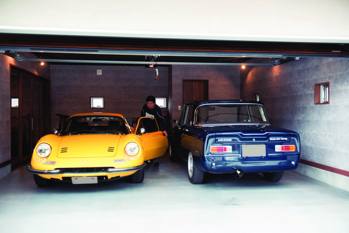 8714ガレージの横からディーノを眺める至福の時間「フェラーリ ディーノ 246GT（1970／イタリア）」｜憧れのクラシックカースタイル