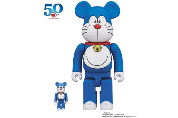 ドラえもん50周年を記念したスペシャルなフィギュア Be Rbrick ドラえもん 100 400 数量限定で先行抽選販売開始 男の隠れ家デジタル