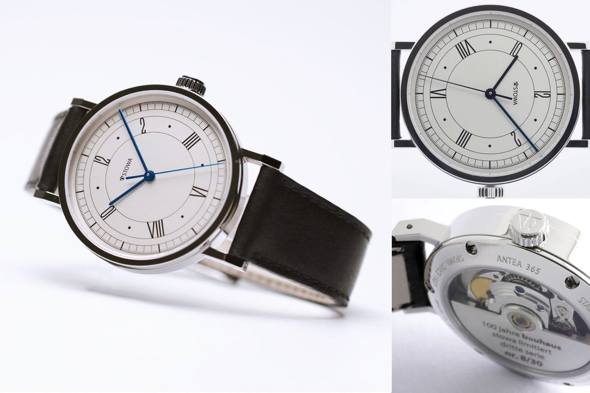 11899日本限定30点。STOWAからバウハウス100周年モデル第3弾の美しきドイツ製機械式腕時計が登場