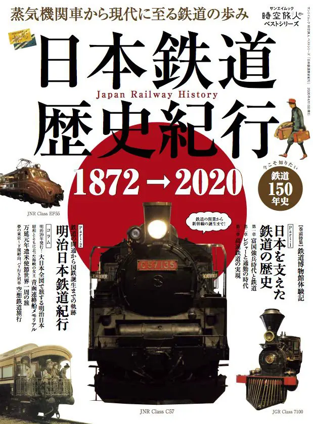 1872→2020 鉄道150年の歩み——蒸気機関車から電気機関車、ブルー