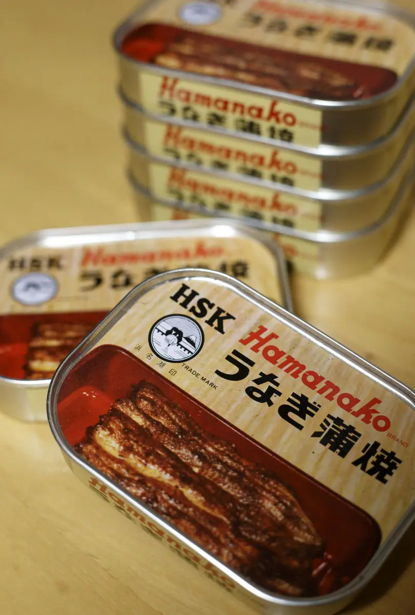 うなぎ蒲焼　浜名湖産　缶詰　10缶 うなぎ蒲焼缶詰」浜名湖産うなぎ使用 10缶（100g／缶） ※常温 浜名湖