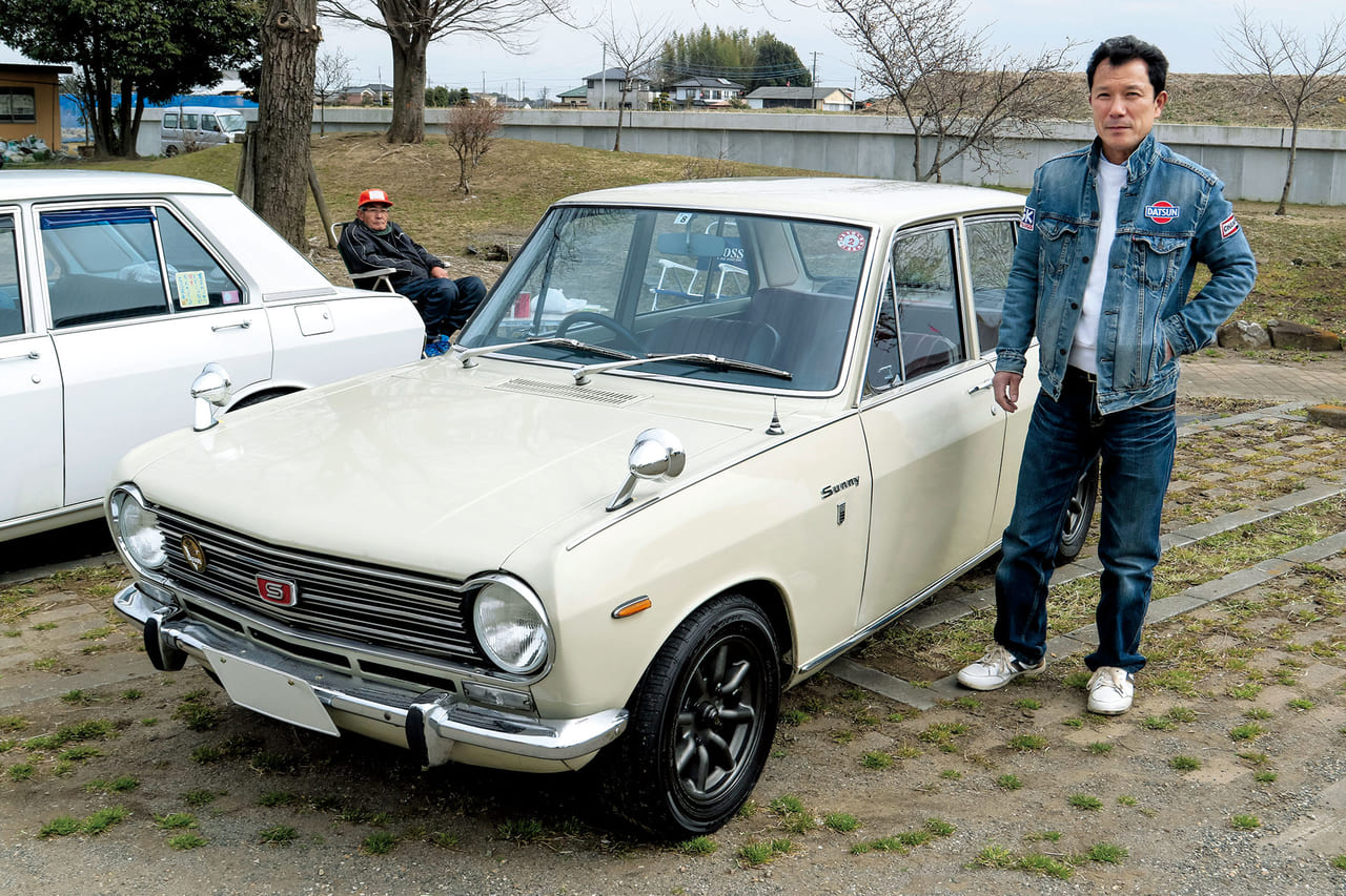 20421父も乗っていたクルマ。2世代で惚れた「日産ダットサン サニー1000」（1969／日本）｜わたしが クラシックカーに乗り続ける、その理由。