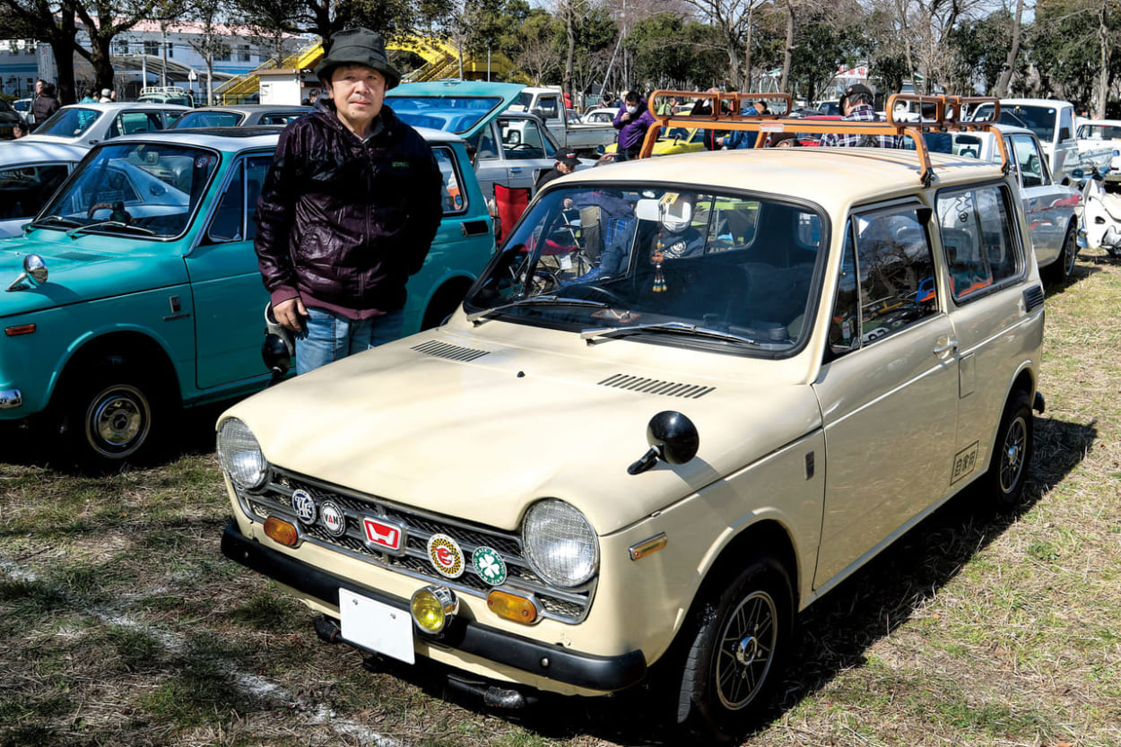 貴重なリアの横開きドア 赤いホンダのマークが魅力的 ホンダln360 1969 日本 わたしが クラシックカーに乗り続ける その理由 男の隠れ家デジタル