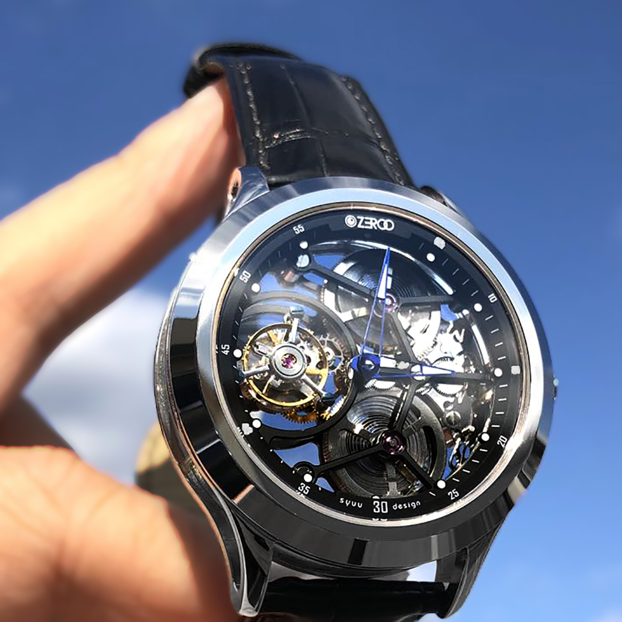 機械式時計の美しさがわかるフルスケルトンのトゥールビヨン。ひたすら眺めていたい「ZEROO T1 THE ARCHER」クラウドファンディング