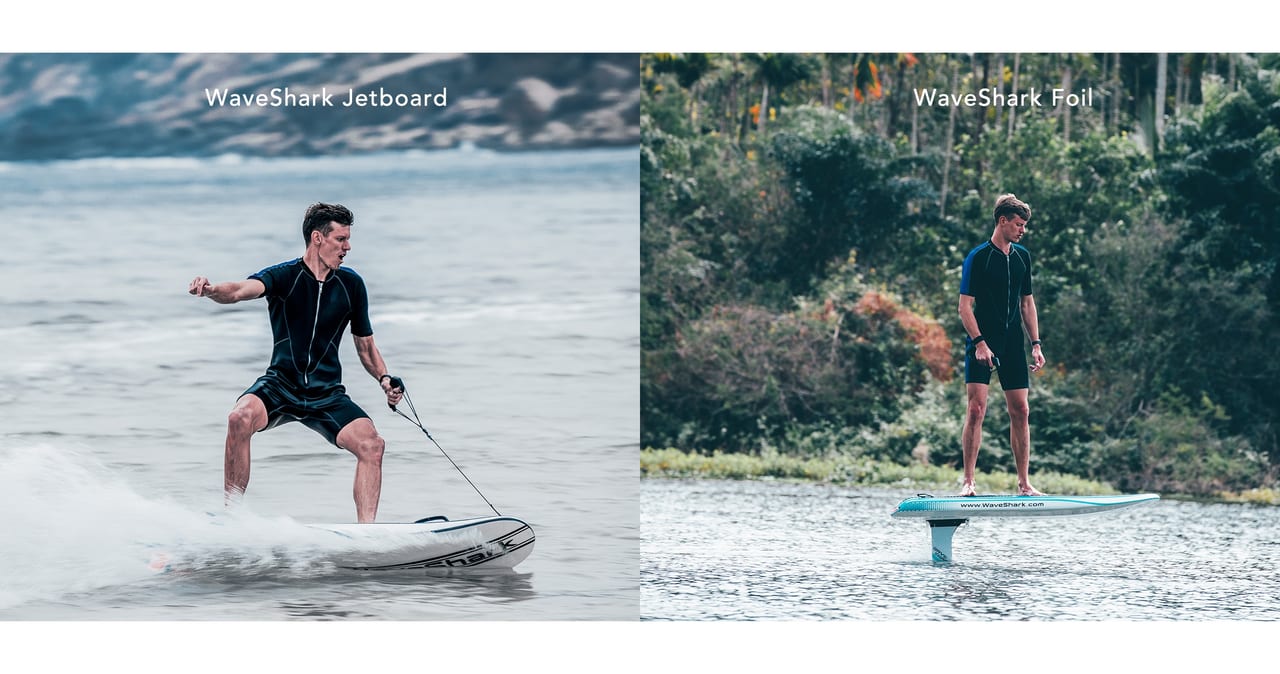 サーフィンも電動の時代へ！波がなくても問題なし。スイスイ水をかき分ける「WaveShark」がウォータ―スポーツに革命を起こす！のアイキャッチ