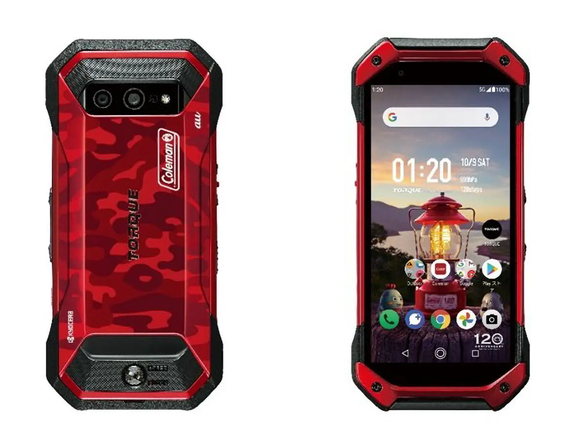 Colemanコラボのスマホが登場 Torque R 5g Coleman Limited