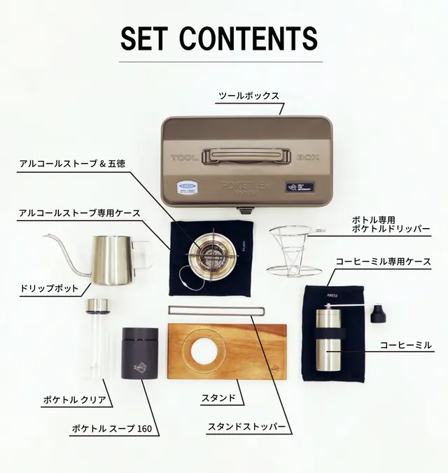 所有欲をくすぐる工具箱。本格ドリップコーヒーをこの箱が叶えてくれる