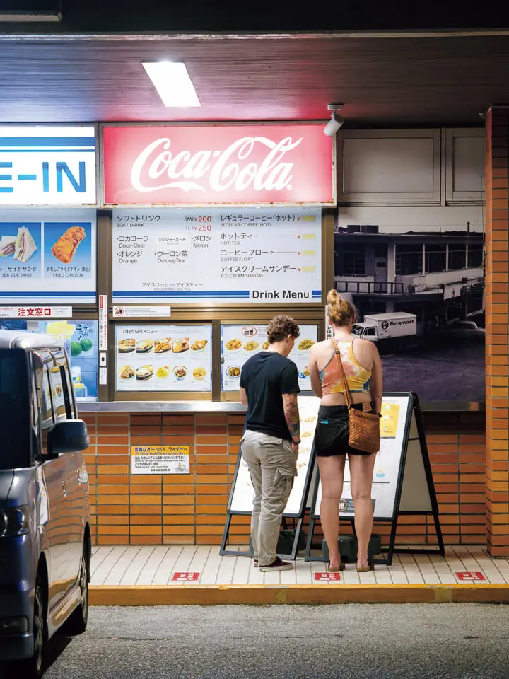 アメリカンダイナー青いネオン看板 ドライブインアメ車 美品USED