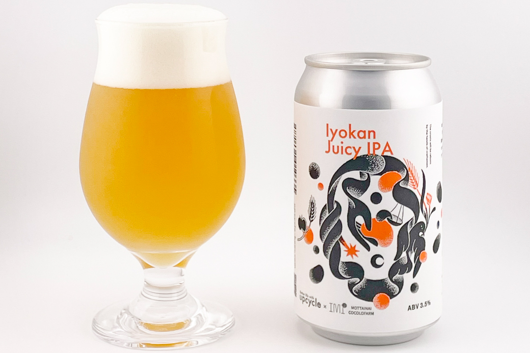 104746パンのミミから作る？クラフトビール「Iyokan Juicy IPA」が美味しそう！